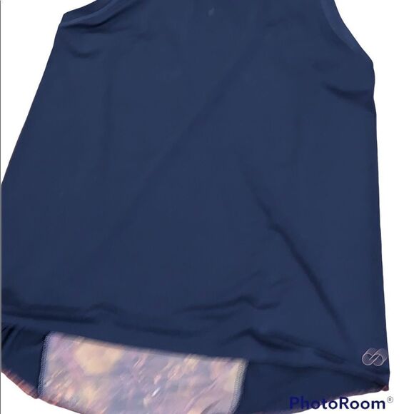 Cute Calia by Carrie Underwood Women's Fitted Move Tank Top, Size: small, Blue - Picture 3 of 5